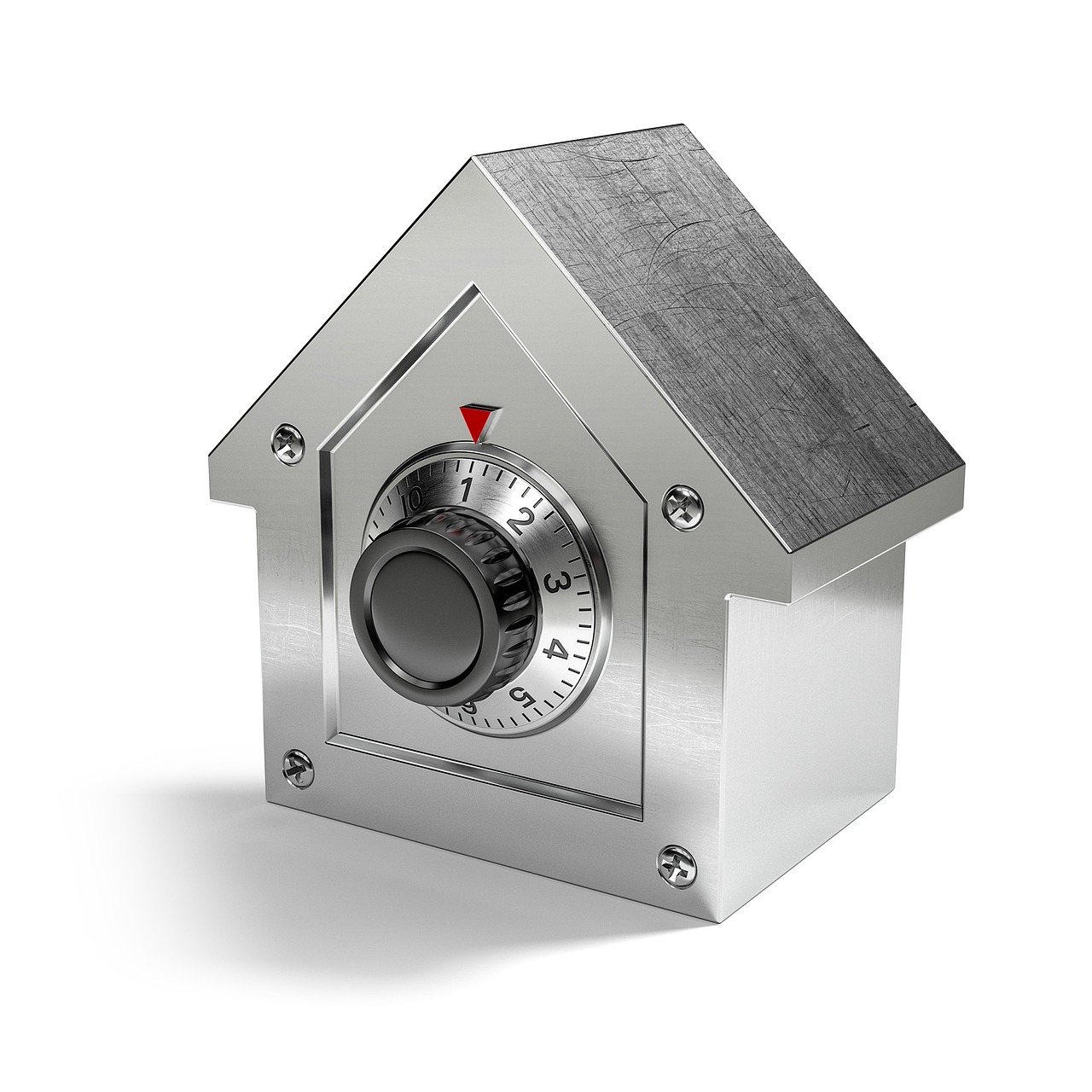 A heavy circular steel bank vault door in a secure financial institution.