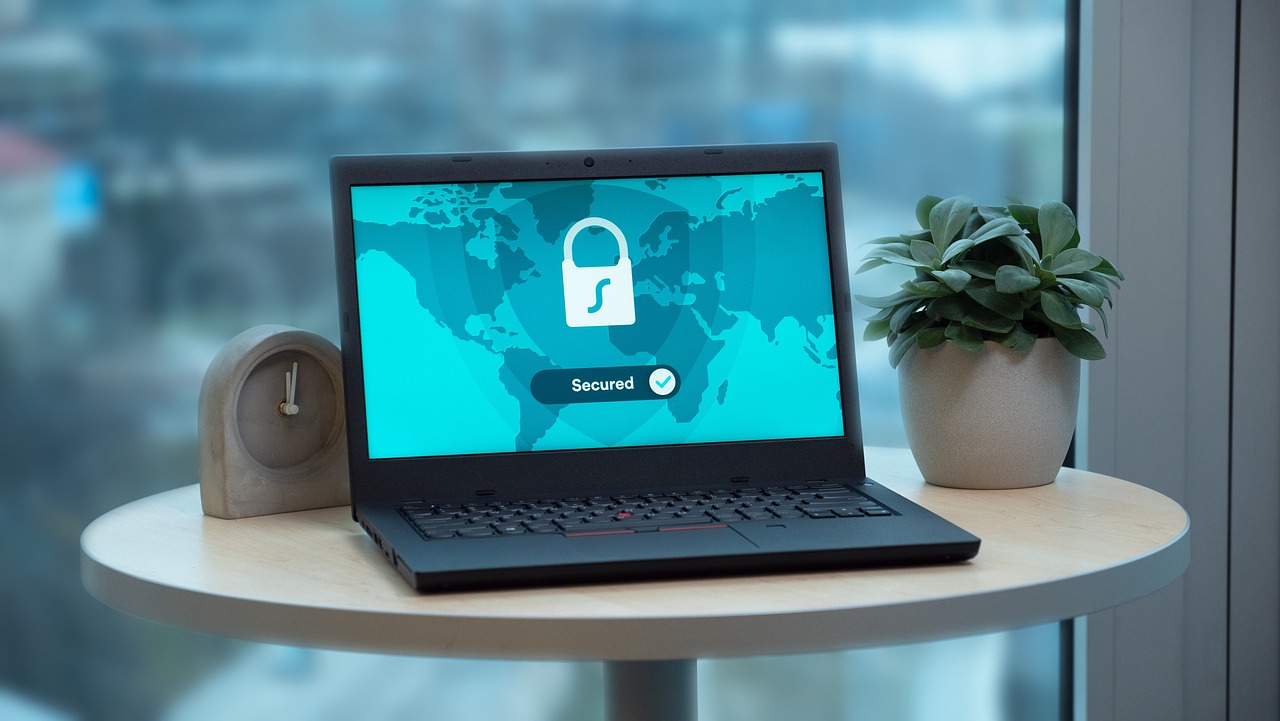 A glowing digital shield icon representing cybersecurity and fraud protection.
